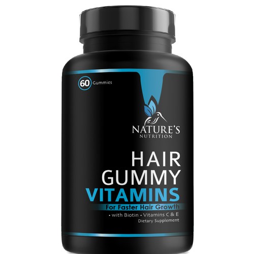 Nature's Nutrition needs a Gummy Vitamins black label Design by agooshe