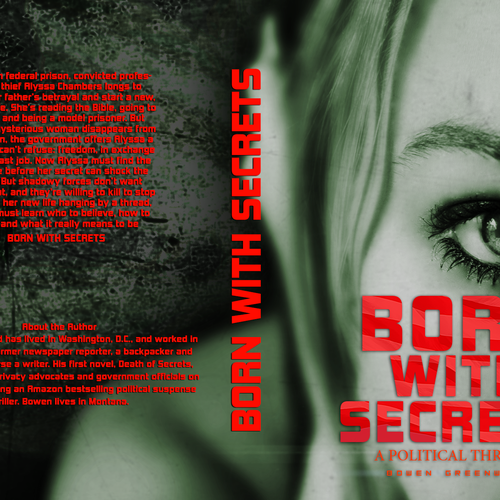 Book cover for a political thriller with Christian themes Design by INFINITY Design™