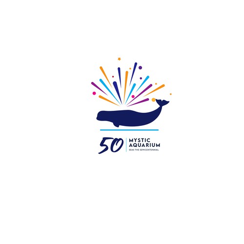 Mystic Aquarium Needs Special logo for 50th Year Anniversary Design por D.Silva