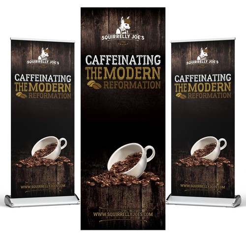 Coffee Company Trade Show Banner Design by Aziz-Creative