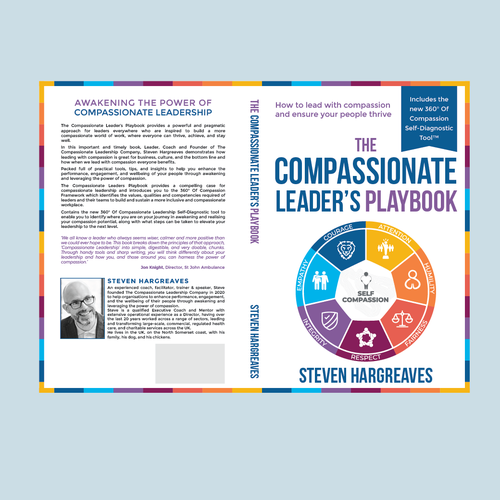 Compassionate Leadership Book Needs Practical Cover Design Design by romy