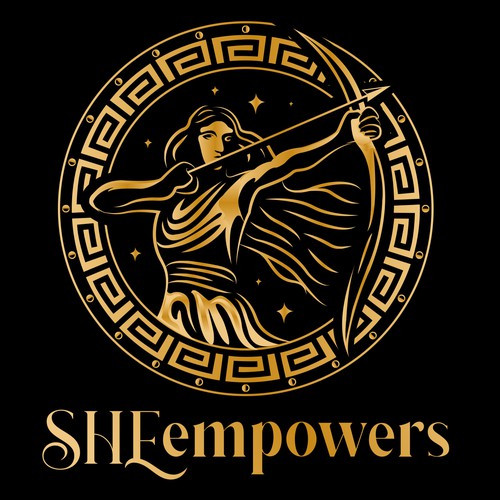 SHEempowers - luxurious design of a woman preferrably in some kind of a circle to appeal to women professionals Design by Jacob Gomes