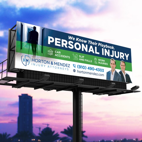 Personal Injury Lawyer Billboard Design Showdown! Design by SoftSkills