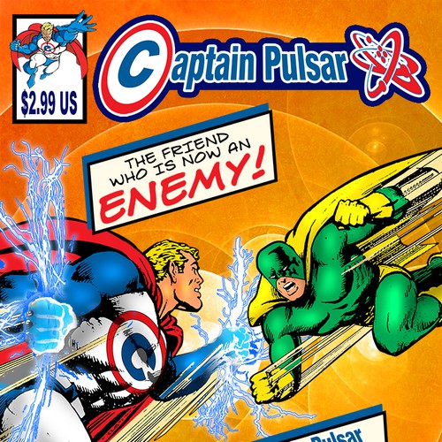 Captain Pulsar First Edition Comic Concept Design by Jason Moser