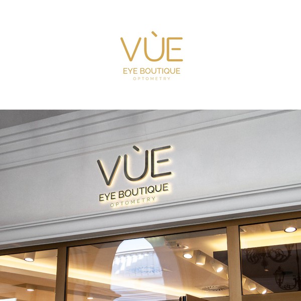 Design by manudes titled "Luxurious typeface logo for eye boutique"