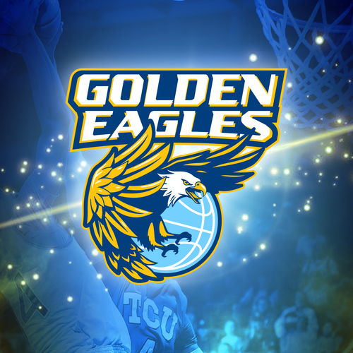 Basketball Team Logo for the 'Golden Eagles' (fast-tracked contest)! Design réalisé par Tarek Salom