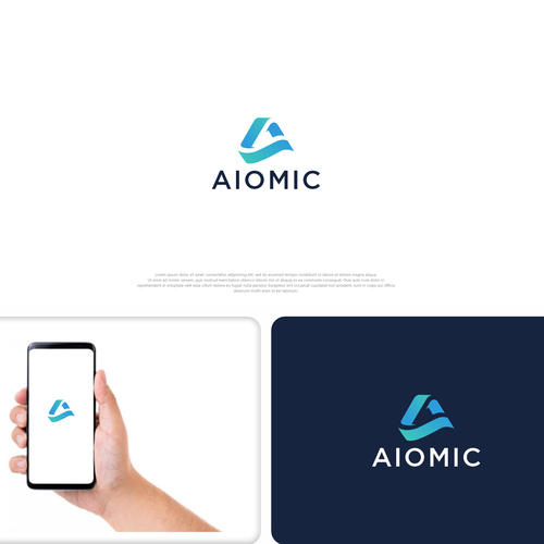 New logo for Aiomic (AI healthtech company) Design by zp16