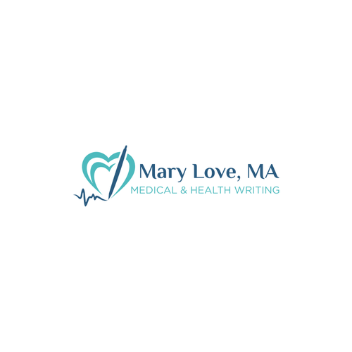 A friendly logo for a writer specializing in medicine & health Design by MK.n