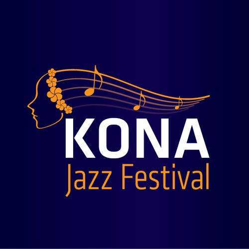 Logo for a Jazz Festival in Hawaii Diseño de sonjablue