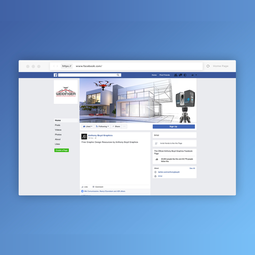 Social media page contest entry by AEI™