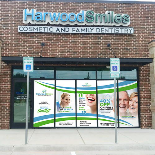 Dental office Window Signage Design | Signage contest