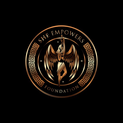 SHEempowers - luxurious design of a woman preferrably in some kind of a circle to appeal to women professionals Design by eMbo