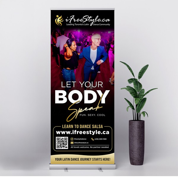 Roll Banner Dance Class