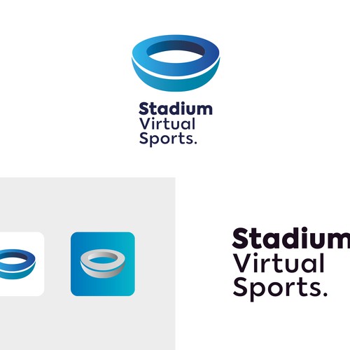 "Stadium Virtual Sports" Formal Logo Design Design by Uli Estrada