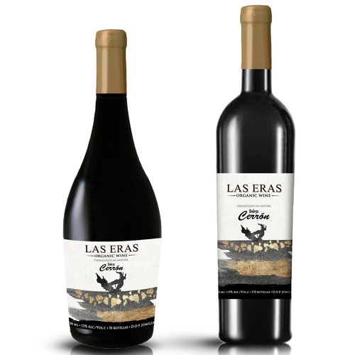 ORGANIC EXCLUSIVE WINE LABEL DESIGN - BODEGA CERRON Design by LanaD.