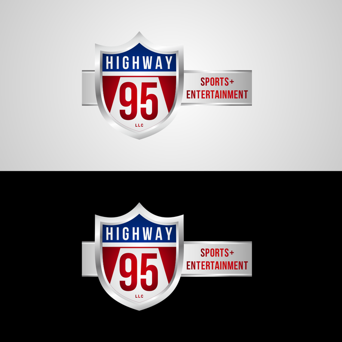 Highway 95 LLC - sports + entertainment logo design ...