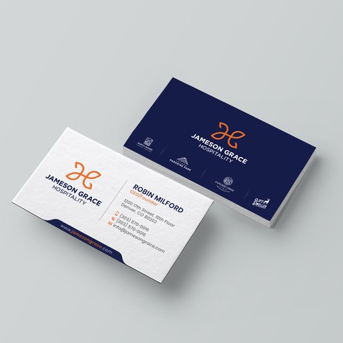 Create a modern and clean business card for a parent company with 4 subsidiaries Design by kaylee CK