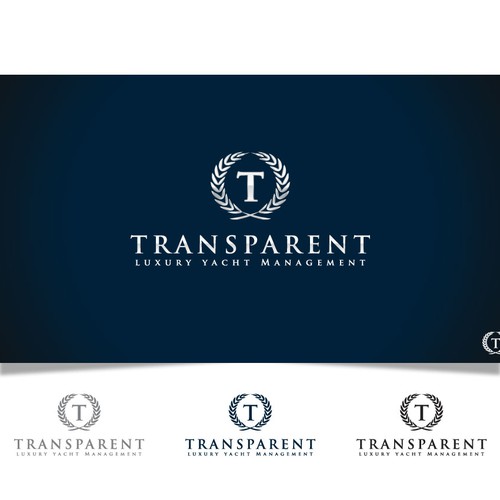 logo for TRANSPARENT Luxury Yacht Management Design by CoffStudio™⚡