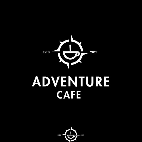 eye-catching logo for new cafe Design by Fortuna Design