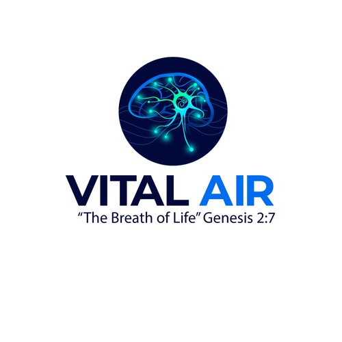 Design a profound, fun logo symbolizing OXYGEN bringing life/healing to the body; it is RUNNING at optimal performance. Design by Tanny Dew ❤︎