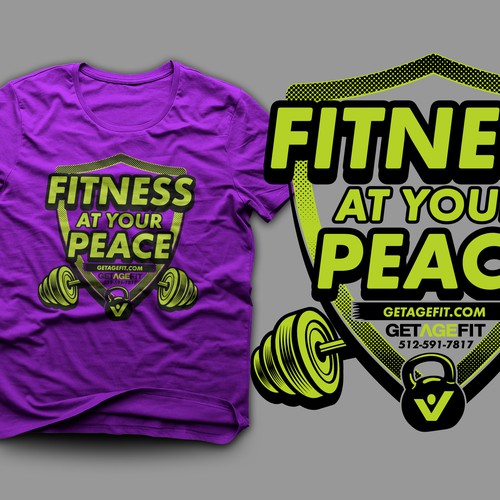 Create Bold, Dynamic Design for Get Age Fit Concierge Studio Apparel Design by -Xerox-