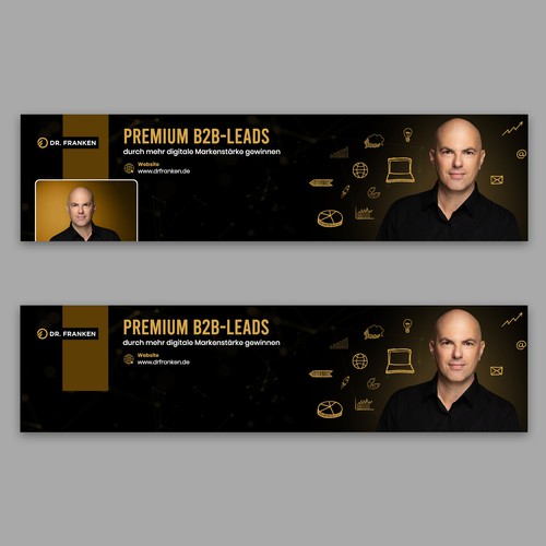 LinkedIn Header Image | B2B digital brand positioning and lead generation consultant Design by Deep_design