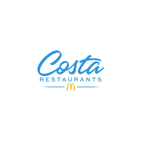 Logo for Costa Restaurants - McDonald's Design by Dmitri Cezaro