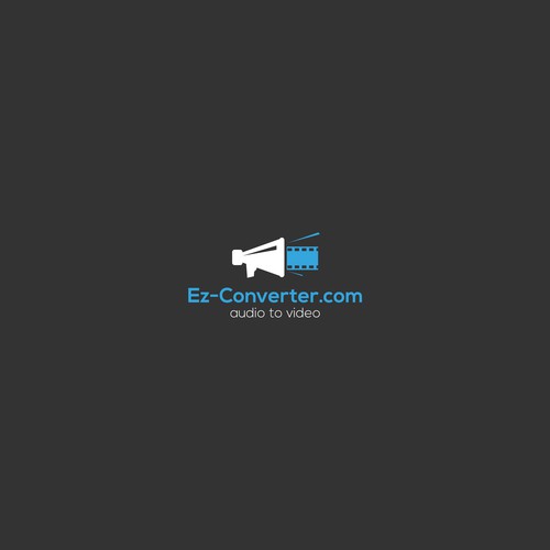 ez-converter logo: audio to video Design by Alam_H