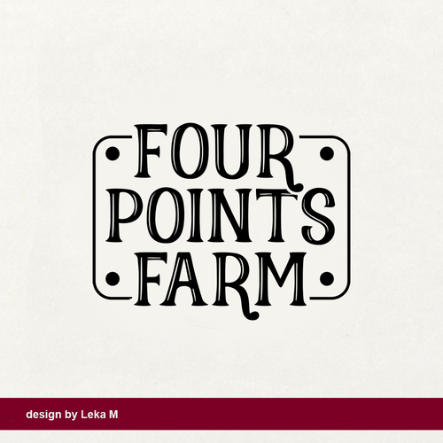 Eye catching logo for a sustainable livestock farm Design by leka m