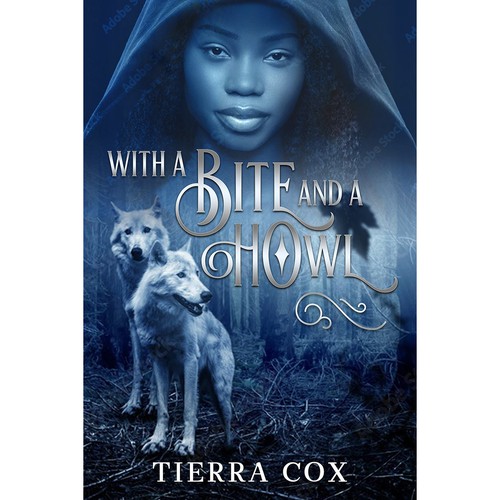 With A Bite and a Howl - A paranormal fiction cover Design by Baby Steps Design