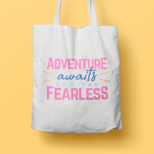 Typographic illustration to inspire and empower women Design by ANDREAS STUDIO