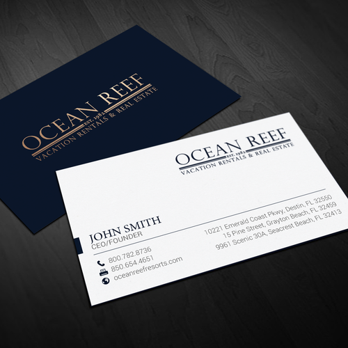 Design a fun, beach-inspired Business Card Design by chandrayaan.creative