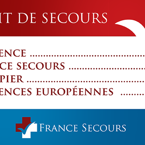 Etiquette pour le premiers secours Design by byBeatrice