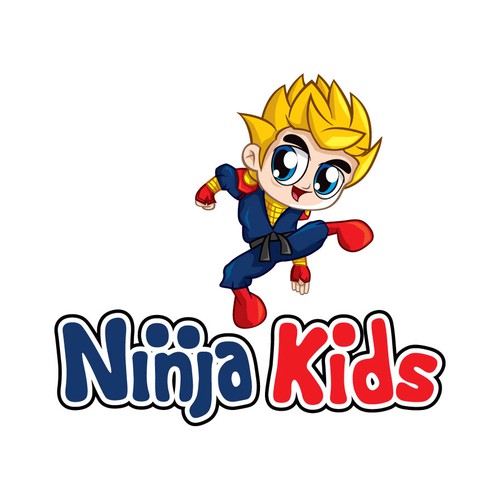 ninja kids logo | Logo design contest