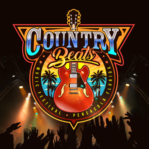 Iconic logo for iconic event for country music festivals in Florida Design by Jacob Gomes