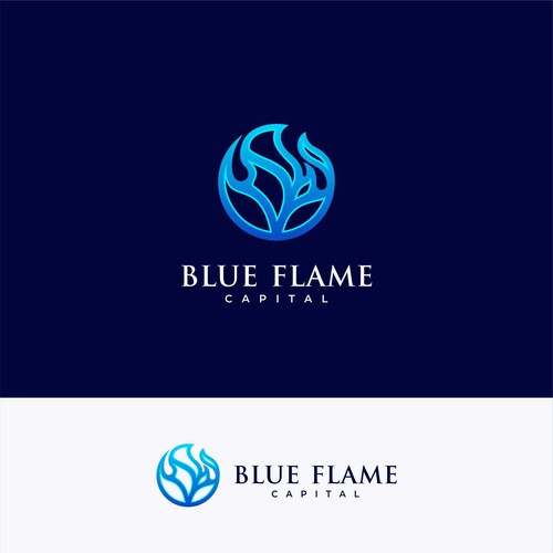 We need a Blue Flame Logo worthy of classic car hood status...but not...really. Design by PointLab
