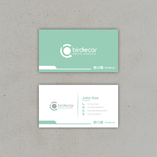 business card for company called birdie Design by DiskaDarmono