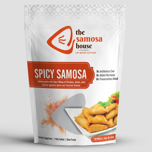 Packaging Designs for Frozen Samosa Packs Design by Ahsan Mahmood