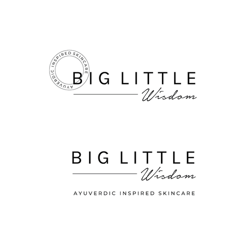 Create a pure & simple logo/ CI for "Big Little Wisdom" (Ayurvedic Inspired Skincare) Design by Soraya Intan