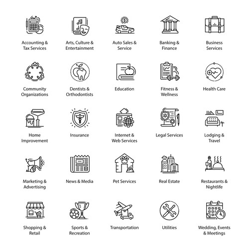 Product category icons for web site, Button or icon contest