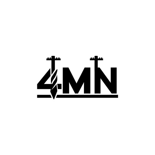 A catching simple logo to be remembered. No linesmen stuff just a simple catching 4MN Design by angelstranger