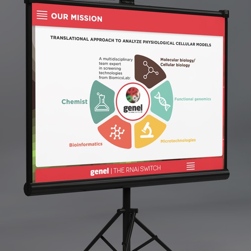 Plantilla de Powerpoint propuesta en el concurso por Divyanshu Srivastava