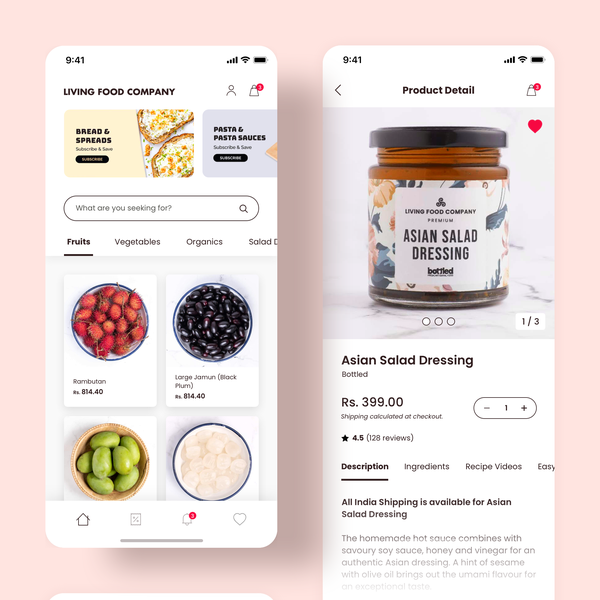 Powerful, most intuitive way to shop for Insanely Fresh, Clean and Credible Food