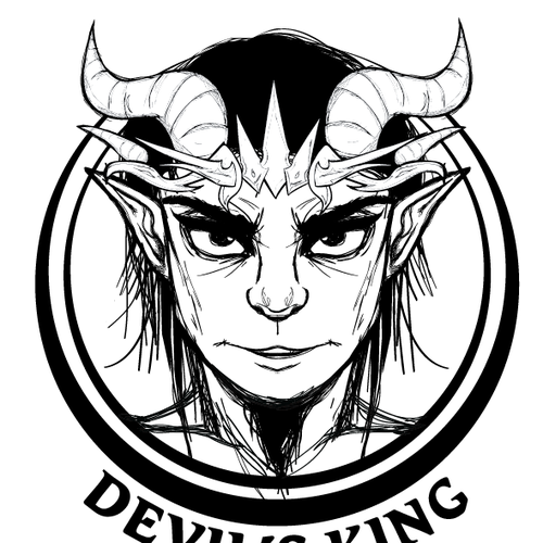 Devil's King Pirate Flag Diseño de sheilawong