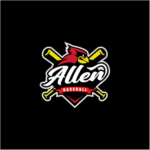 High School Baseball Team Logo Design by dimbro