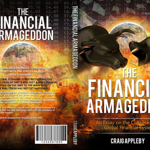 Create a vivid front cover for a book titles ' the financial