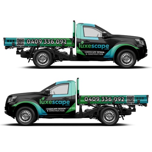 Design a luxury truck wrap for an innovative landscaping firm Design by ssrihayak