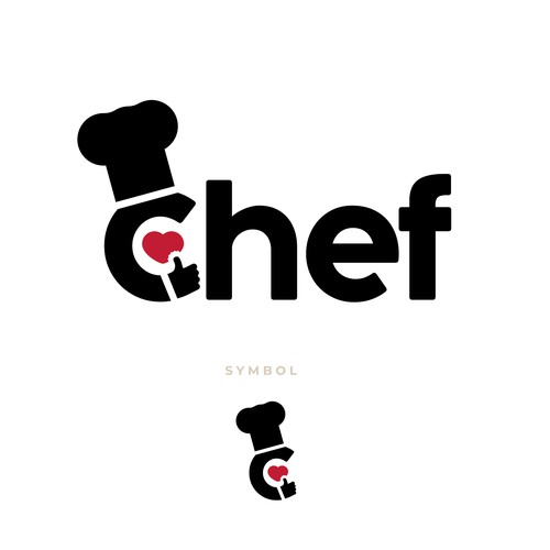 "CHEF": Food & Cooking Social Media Logo Design by Jotch.Art
