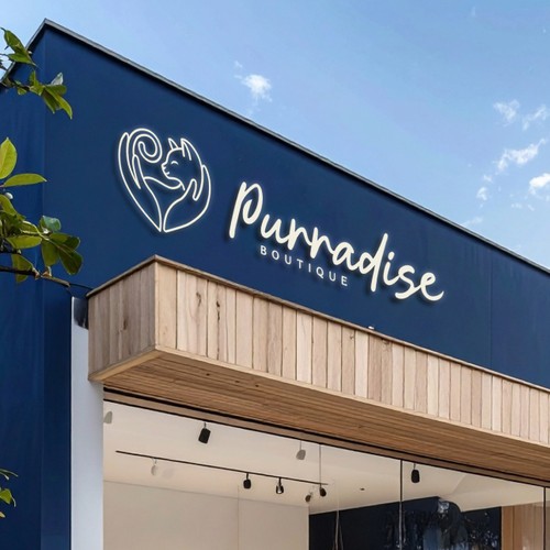 "Craft a logo for the discerning cat lover for our upscale cat supply store" winning Logo design