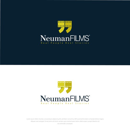 Logo for Documentary Film Company - NeumanFilms (Real People Reel Stories) Ontwerp door the ann.